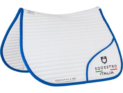 Dečka podsedlová X Fise Equestro, skoková, white/azzurro savoia
