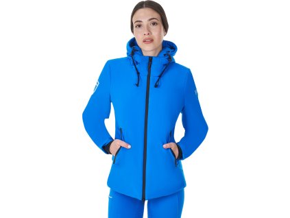 Bunda péřová X Fise Equestro, nepromokavá, dámská, azzurro savoia
