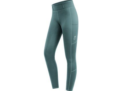 Legíny jezdecké Ella ELT, s gripem, dětské, pine green