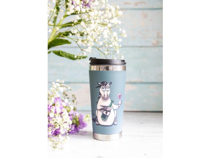 Termohrnek 'Pass the Wine' Emily Cole, 450 ml