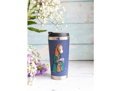 Termohrnek ‘Not a morning Pony’ Emily Cole, 450 ml