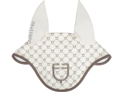 Čabraka Monogram Print Equestro, antique white/walnut (Velikost FULL)