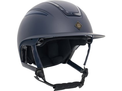 Helma jezdecká Olania Deluxe Imperial Riding, širší kšilt, navy