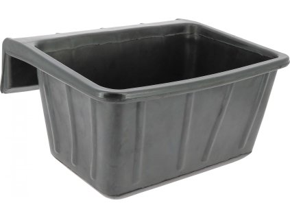 Žlab gumový Hippotonic, 14 l, černý