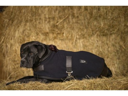 Deka pro psy Teddy Diego & Louna, fleecová, černá