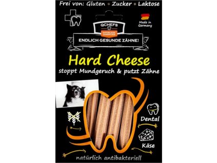 Tyčinky pro psy Hard cheese Q-Chefs, dentální, 100 g
