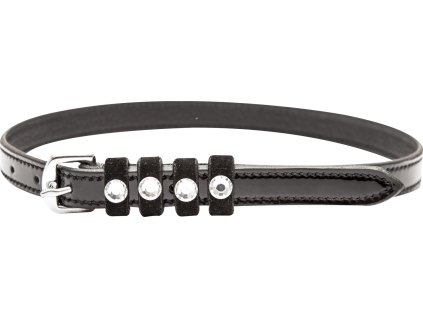 Řemínky ke špornám Pardouz Imperial Riding, black lack/crystal
