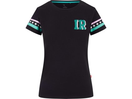 Triko Stars & Stripes Imperial Riding, dámské, černé