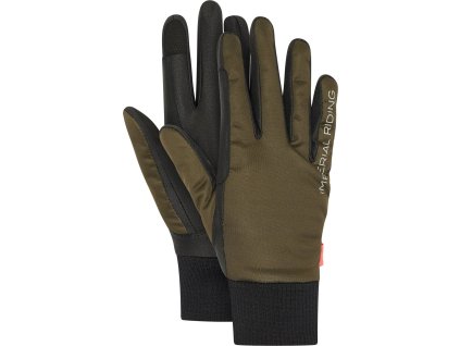 Rukavice Hide & Shine Imperial Riding, zimní, dětské, olive green