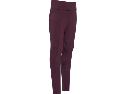 Legíny jezdecké Tessy Imperial Riding, s gripem, zimní, dětské, fig