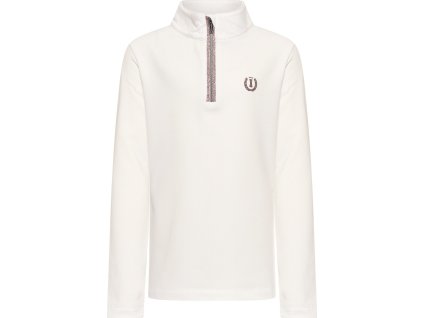 Triko Abby Imperial Riding, s dlouhým rukávem, dětské, bílé