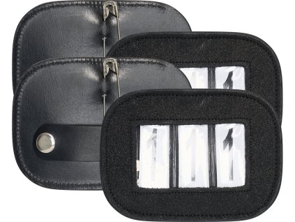 Číslo startovní Glitter Square Imperial Riding, 2 ks, černé