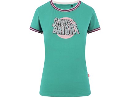 Triko Shine Bright Imperial Riding, dámské, jade green