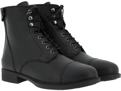 Pérka kožená Nîmes Norton, se zipem a šněrováním, pro dospělé, černá