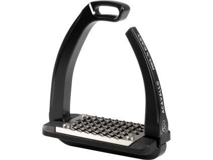 Třmeny bezpečnostní Rel-X EASY Junior Acavallo, 12,5 cm, černé