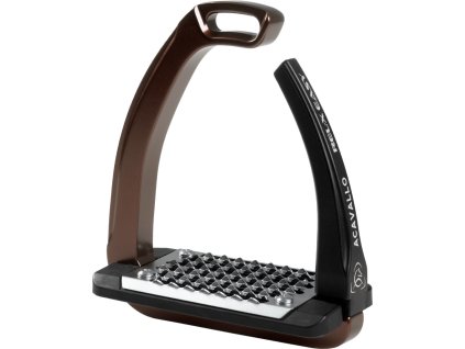 Třmeny bezpečnostní Rel-X EASY Junior Acavallo, 12,5 cm, hnědé