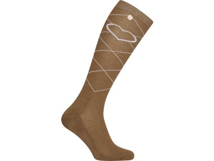 Podkolenky Heart Imperial Riding, pár, sandy beige
