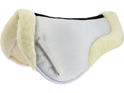 Beránek pod sedlo Cushion Equithème, bílý