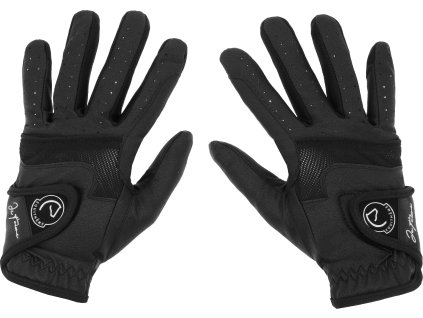 Rukavice jezdecké Victoire Je t'aime Equithème, černé