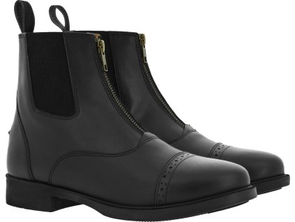 Pérka kožená Zip Equithème, černá