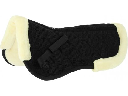 Beránek pod sedlo Hexa Mesh Equithème, black/ecru