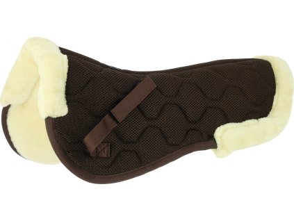 Beránek pod sedlo Hexa Mesh Equithème, brown/ecru