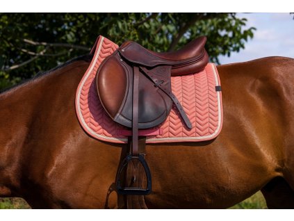 Dečka podsedlová Softypop Equithème, všestranná, salmon