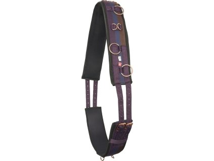 Obřišník lonžovací Deluxe Extra Imperial Riding, multi bordeaux