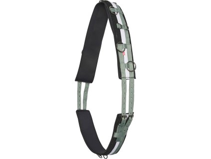Obřišník lonžovací Deluxe Extra Imperial Riding, sage green/white/black