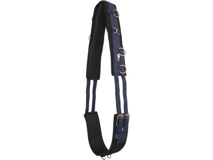 Obřišník lonžovací Deluxe Extra Imperial Riding, navy/rosegold