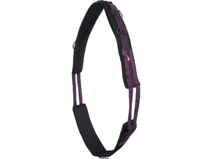 Obřišník lonžovací Deluxe Extra Imperial Riding, black berry
