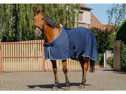 Deka stájová Fine Mesh Riding World, navy