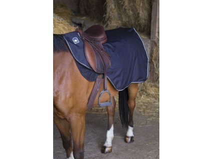 Deka bederní Riding World, nepromokavá, černá