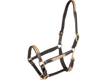 Ohlávka kožená Oxford X-Line Waldhausen, brown/beige