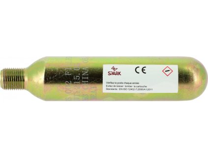 Oxid uhličitý pro airbagovou vestu Spark, různé velikosti