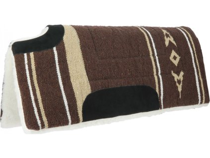 Dečka podsedlová Navajo Westride, westernová, s vykrojením pro kohoutek, brown