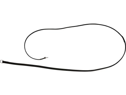 Otěže ke gogue Riding World, kožené, černé