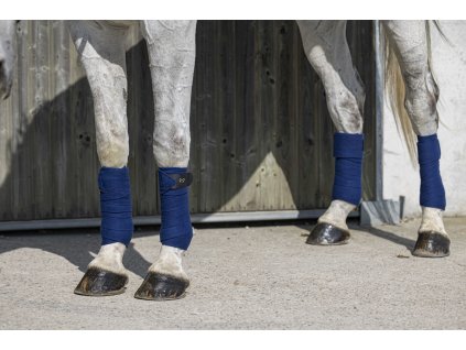 Bandáže Eco Riding World, 4 ks, 3 m, navy