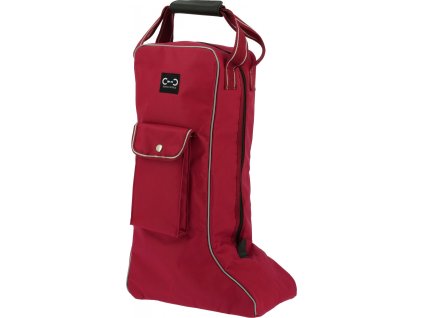 Taška na boty Riding World, burgundy