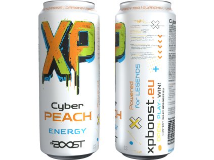 Nápoj ovocný Cyper XP BOOST, broskvový, 500 ml