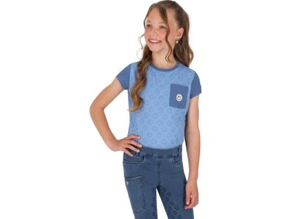 Triko Rosalynn QHP, dětské, blue (Velikost 128)