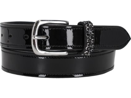 Pásek kožený Lagos QHP, černý