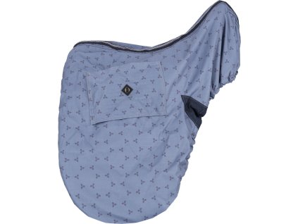 Obal na sedlo QHP, misty blue