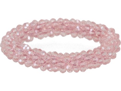 Gumička do vlasů Shine QHP, pink