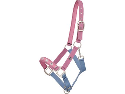 Ohlávka Rosalynn QHP, pink/blue