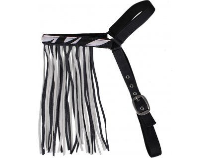 Třásně proti mouchám EXTRA QHP, nastavitelné, zebra (Velikost SHETTY)