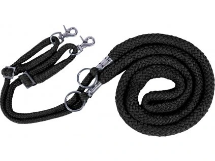 Postroj lonžovací QHP, černý (Velikost L)