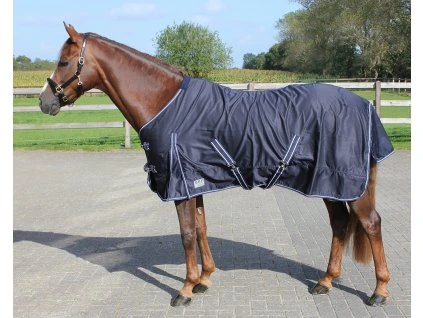 Deka letní Basic Q-essentials, blue (Délka zad 125 cm)