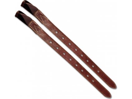 Řemeny sedlové Quick-Change Wintec, kožené, 37,5 cm, hnědé
