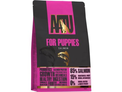 Granule pro štěňata AATU Dog 85/15, Salmon, 1,5 kg